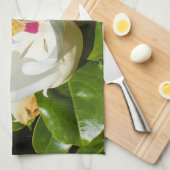 Linge De Cuisine Fleur de Magnolia (Quart Plié)