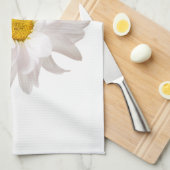 Linge De Cuisine Fleur de marais blanc Conception de Modèles de mar (Quart Plié)