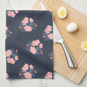 Linge De Cuisine Fleur de pavot (Quart Plié)