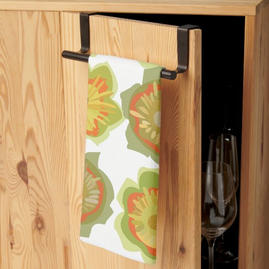 Linge De Cuisine Fleur de peuplier tulipe florale (Pliage en tiers)