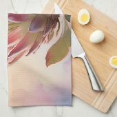 Linge De Cuisine Fleur de Proteas Aquarelle Rêveuse (Quart Plié)