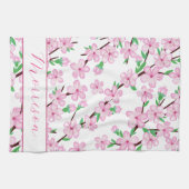 Linge De Cuisine Fleur de sakura cerisier rose (Horizontal)