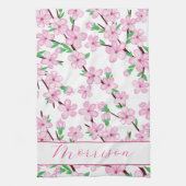 Linge De Cuisine Fleur de sakura cerisier rose (Vertical)