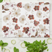 Linge De Cuisine Fleur De Style Aquarelle (Plié)