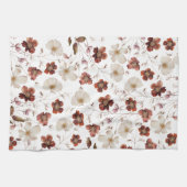 Linge De Cuisine Fleur De Style Aquarelle (Horizontal)