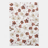 Linge De Cuisine Fleur De Style Aquarelle (Vertical)