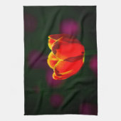 Linge De Cuisine Fleur de tulipe rouge (Vertical)