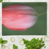 Linge De Cuisine fleur de tulipe rouge, jour de mère heureuse (Plié)