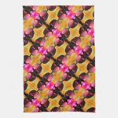 Linge De Cuisine Fleur de tulipe violette foncée Motif Abstrait (Vertical)