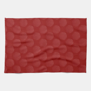 Linge De Cuisine Fleur de Vie / Blume des Lebens - motif rouge