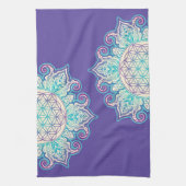 Linge De Cuisine Fleur De Vie - Indien Mandala 2 (Vertical)