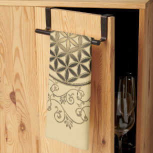 Linge De Cuisine Fleur De Vie - Ornements Vintages Mandala 2
