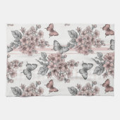 Linge De Cuisine Fleur d'Élégant Papillon (1) (Horizontal)