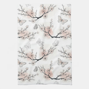 Linge De Cuisine Fleur d'Élégant Papillon (11)
