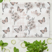 Linge De Cuisine Fleur d'Élégant Papillon (6) (Plié)