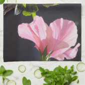 Linge De Cuisine Fleur d'Hibiscus en profil (Plié)