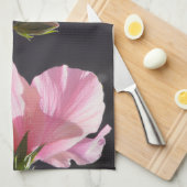 Linge De Cuisine Fleur d'Hibiscus en profil (Quart Plié)