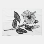 Linge De Cuisine Fleur d'Hibiscus III (Horizontal)