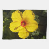 Linge De Cuisine Fleur d'Hibiscus jaune (Horizontal)