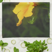 Linge De Cuisine Fleur d'Hibiscus Orange (Plié)