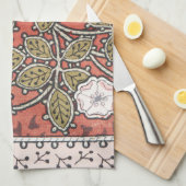 Linge De Cuisine Fleur d'illustration Rose sauvage Vintage (Quart Plié)