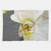 Linge De Cuisine Fleur d'orchidée blanche (Horizontal)