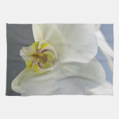 Linge De Cuisine Fleur d'orchidée blanche (Horizontal)