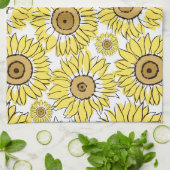 Linge De Cuisine Fleur Dorée (Plié)