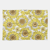 Linge De Cuisine Fleur Dorée (Horizontal)