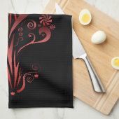 Linge De Cuisine Fleur du coeur (Quart Plié)