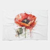 Linge De Cuisine Fleur Écarlate (Horizontal)