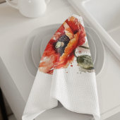 Linge De Cuisine Fleur Écarlate
