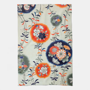 Linge De Cuisine Fleur et Motif feuille, design japonais