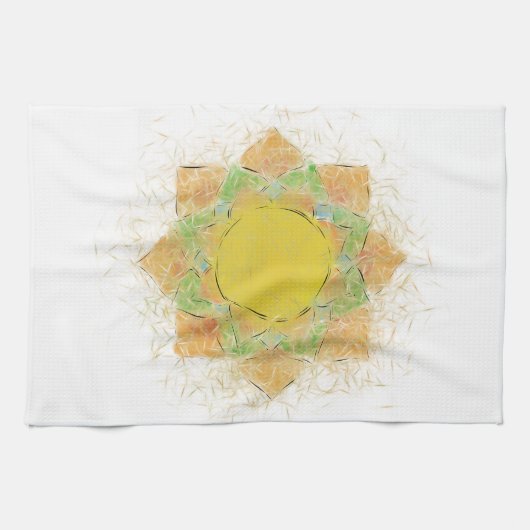 Linge De Cuisine Fleur Ethereal Lotus (Horizontal)