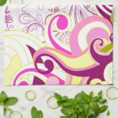 Linge De Cuisine Fleur fine Cool mignonne Girl Retro Floral (Plié)