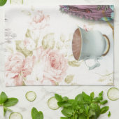 Linge De Cuisine Fleur française Paris Tea Party Marie Antoinette (Plié)