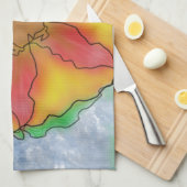 Linge De Cuisine Fleur impeccable (Quart Plié)