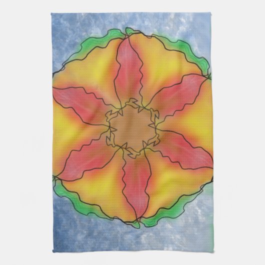 Linge De Cuisine Fleur impeccable (Vertical)