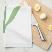 Linge De Cuisine Fleur jaune de tulipe (Quart Plié)