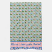 Linge De Cuisine Fleur où vous êtes plantés Fleurs Pastel (Vertical)