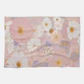 Linge De Cuisine Fleur Pastel Éthérée (Horizontal)