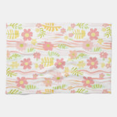 Linge De Cuisine Fleur pastel rétro (3) (Horizontal)