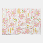 Linge De Cuisine Fleur pastel rétro (6) (Horizontal)