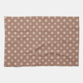 Linge De Cuisine Fleur Point - Mocca (Horizontal)
