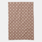 Linge De Cuisine Fleur Point - Mocca (Vertical)