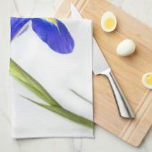 Linge De Cuisine Fleur pourpre d'iris (Quart Plié)