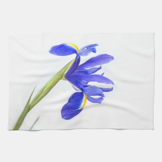 Linge De Cuisine Fleur pourpre d'iris (Horizontal)