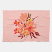 Linge De Cuisine Fleur rose (Horizontal)