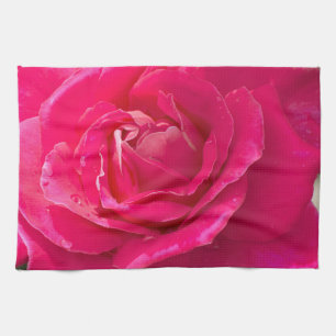 Linge De Cuisine Fleur rose