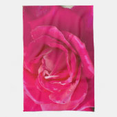 Linge De Cuisine Fleur rose (Vertical)